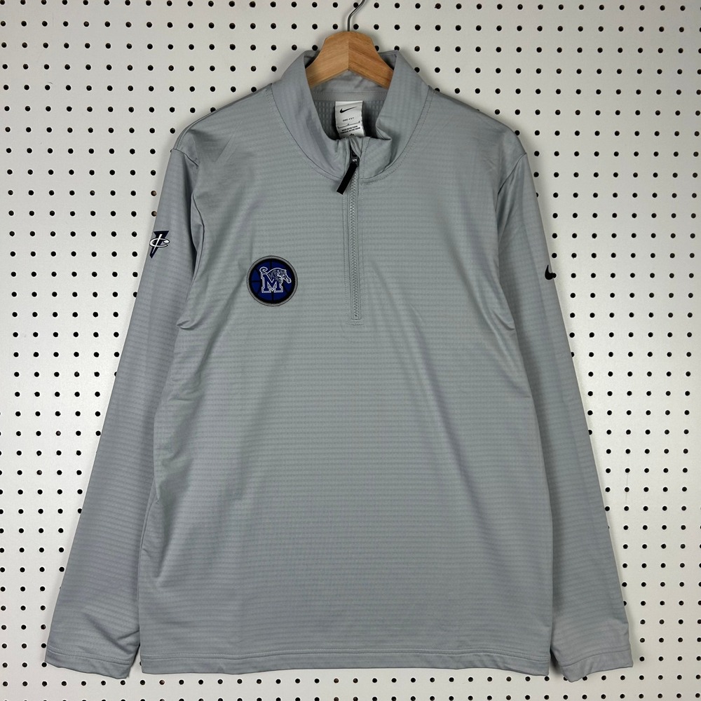 Nike 1 Cent Quarter Zip Pullover Large Gray‎ Basketball Penny Hardaway Team PE
